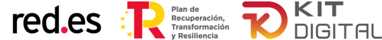 Logo Plan de Recuperación, Transformación digital y Resiliencia